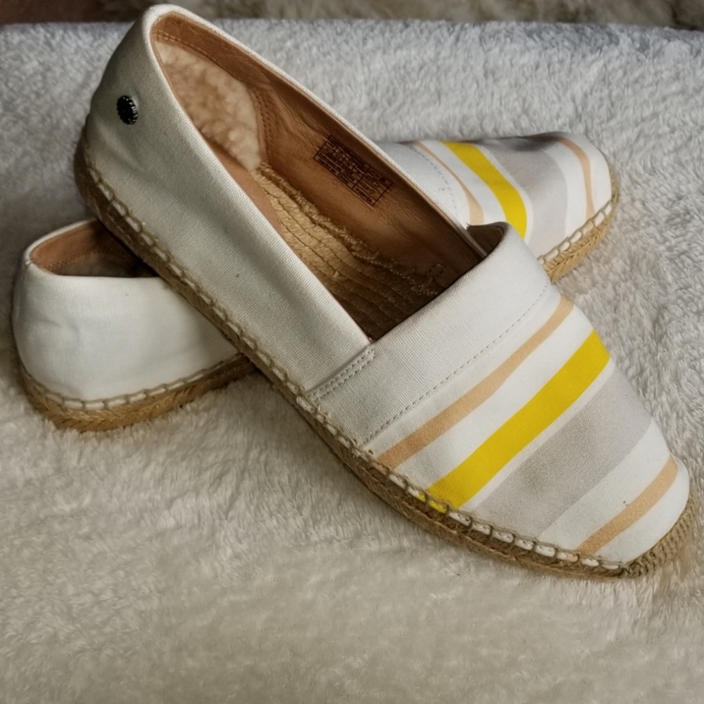 UGG Renada Striped Canvas Espadrilles